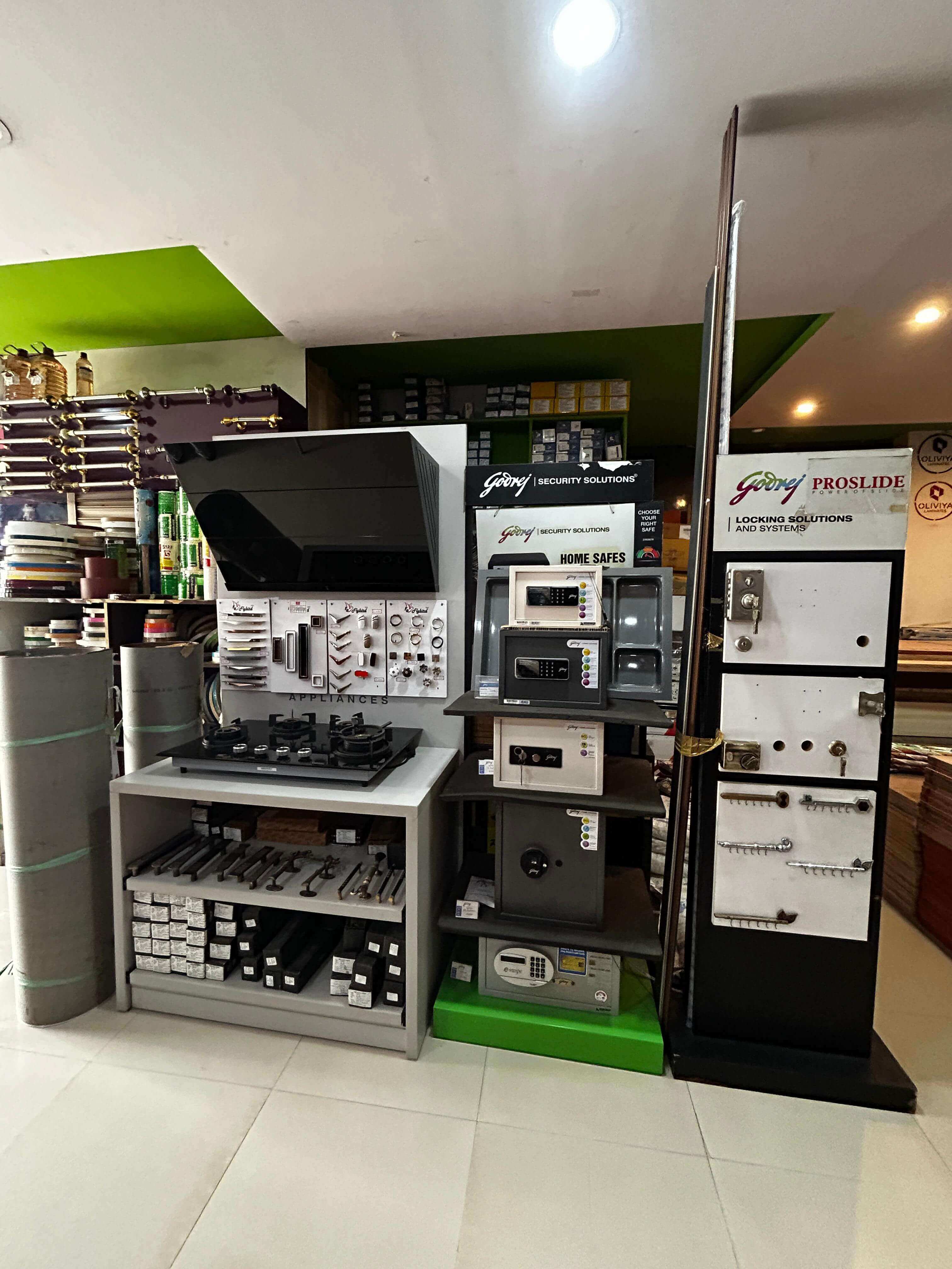 An assortment of plywood and laminates available at wholesale prices.